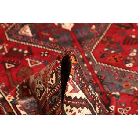 Tappeto Shiraz Persia marrone rosso 214x302
