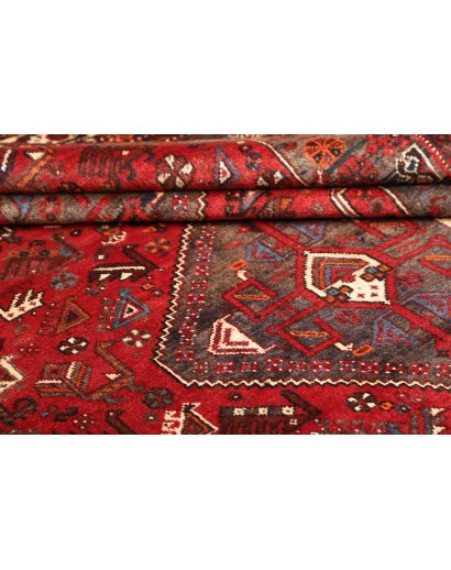 Tappeto Shiraz Persia marrone rosso 214x302