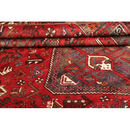 Tappeto Shiraz Persia marrone rosso 214x302
