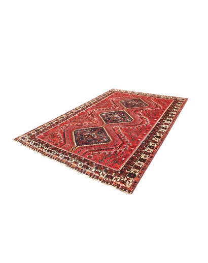 Tappeto Shiraz Persia marrone giallo 205x293