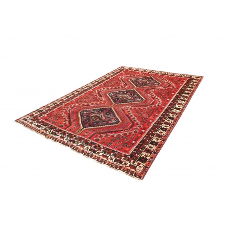 Tappeto Shiraz Persia marrone giallo 205x293