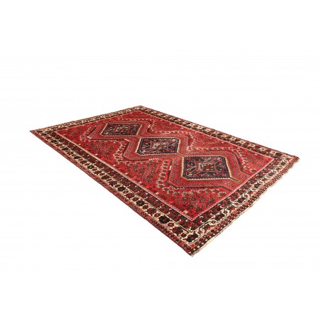 Tappeto Shiraz Persia marrone giallo 205x293