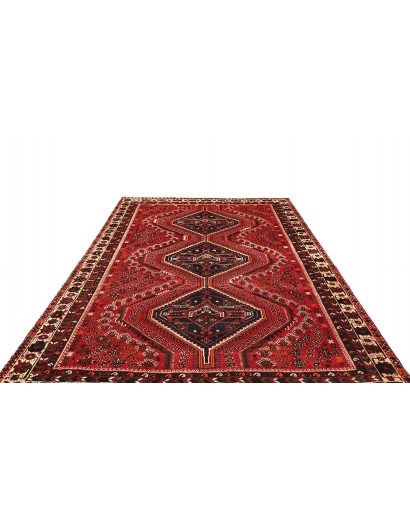 Tappeto Shiraz Persia marrone giallo 205x293