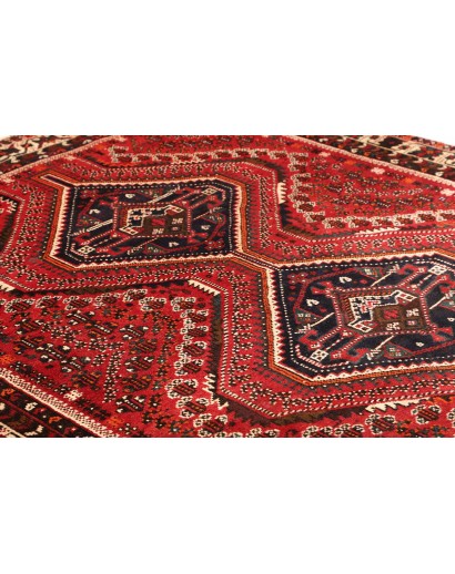 Tappeto Shiraz Persia marrone giallo 205x293