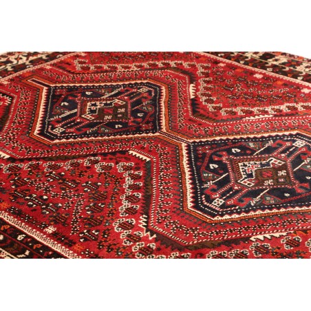 Tappeto Shiraz Persia marrone giallo 205x293