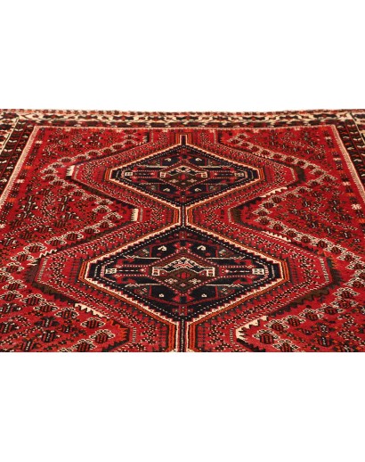 Tappeto Shiraz Persia marrone giallo 205x293