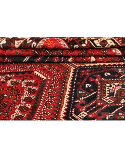 Tappeto Shiraz Persia marrone giallo 205x293