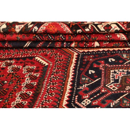 Tappeto Shiraz Persia marrone giallo 205x293