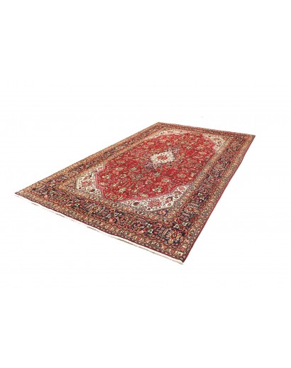Tappeto Tabriz Persia marrone giallo 205x315