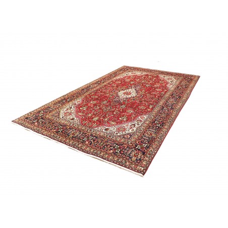 Tappeto Tabriz Persia marrone giallo 205x315