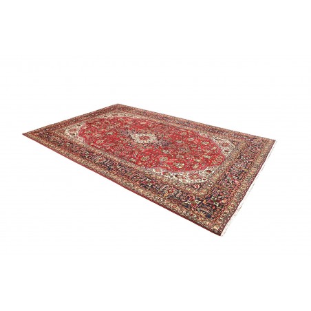 Tappeto Tabriz Persia marrone giallo 205x315