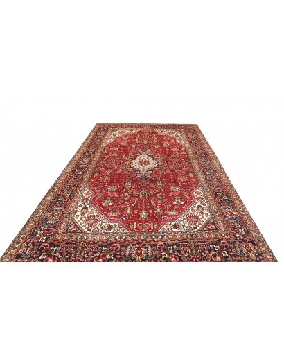 Tappeto Tabriz Persia marrone giallo 205x315