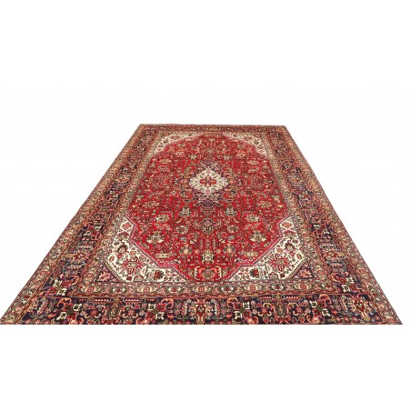 Tappeto Tabriz Persia marrone giallo 205x315