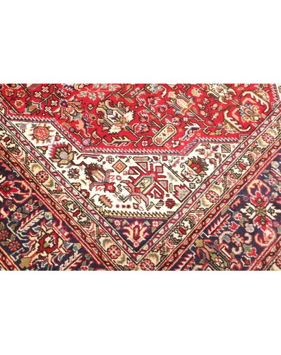 Tappeto Tabriz Persia marrone giallo 205x315