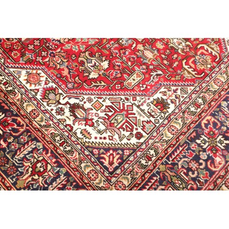 Tappeto Tabriz Persia marrone giallo 205x315