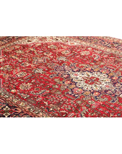 Tappeto Tabriz Persia marrone giallo 205x315