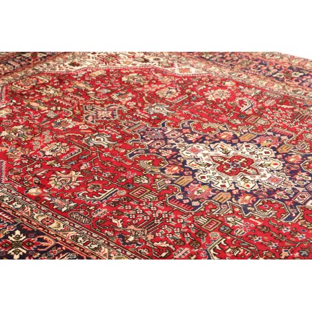 Tappeto Tabriz Persia marrone giallo 205x315