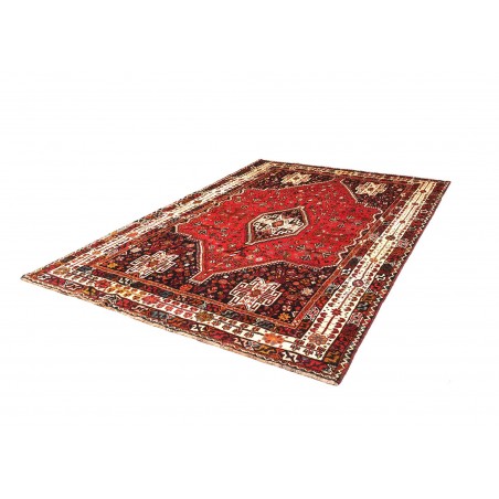 Tappeto Shiraz Persia marrone giallo 215x305