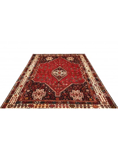 Tappeto Shiraz Persia marrone giallo 215x305