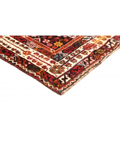 Tappeto Shiraz Persia marrone giallo 215x305