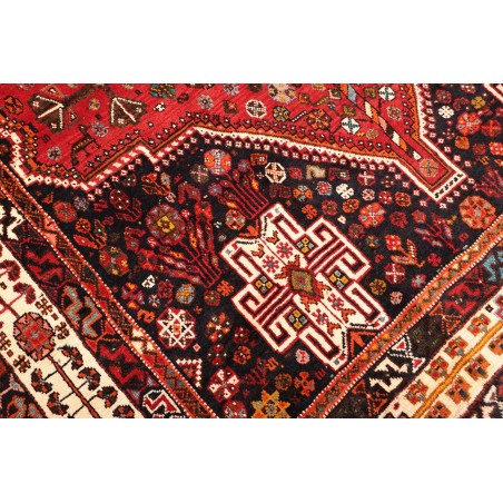 Tappeto Shiraz Persia marrone giallo 215x305