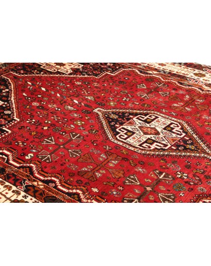 Tappeto Shiraz Persia marrone giallo 215x305