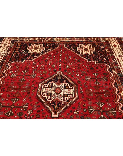 Tappeto Shiraz Persia marrone giallo 215x305