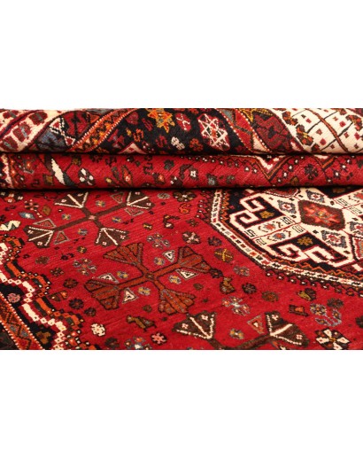 Tappeto Shiraz Persia marrone giallo 215x305