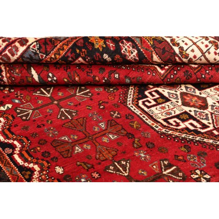 Tappeto Shiraz Persia marrone giallo 215x305