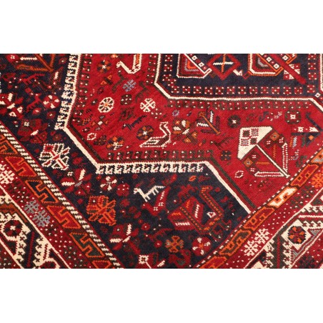 Tappeto Shiraz Persia marrone giallo 220x290