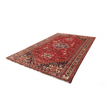 Tappeto Shiraz Persia marrone giallo 213x313