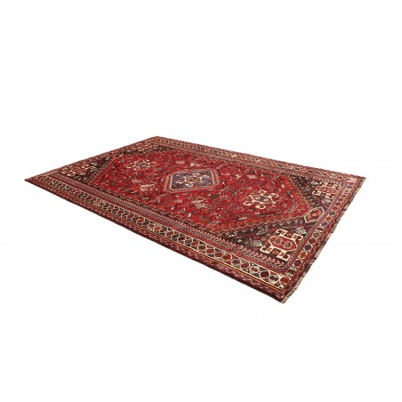 Tappeto Shiraz Persia marrone giallo 213x313