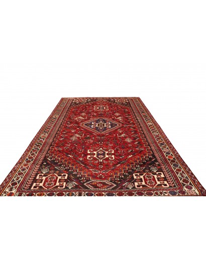 Tappeto Shiraz Persia marrone giallo 213x313