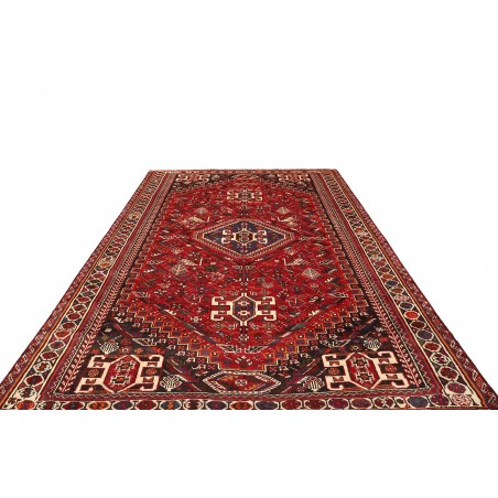 Tappeto Shiraz Persia marrone giallo 213x313
