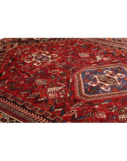 Tappeto Shiraz Persia marrone giallo 213x313