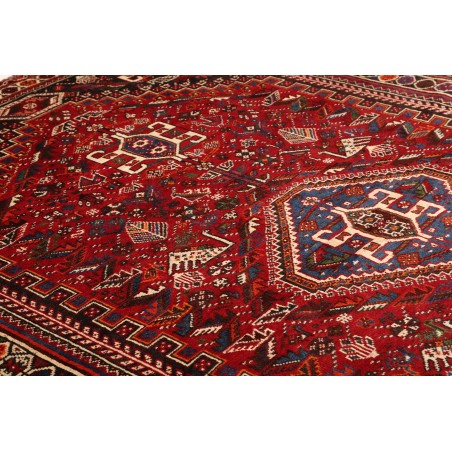 Tappeto Shiraz Persia marrone giallo 213x313