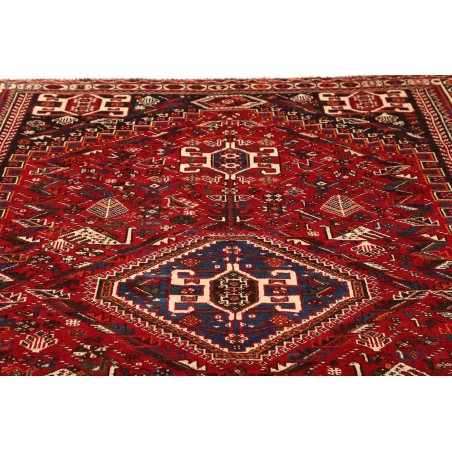 Tappeto Shiraz Persia marrone giallo 213x313
