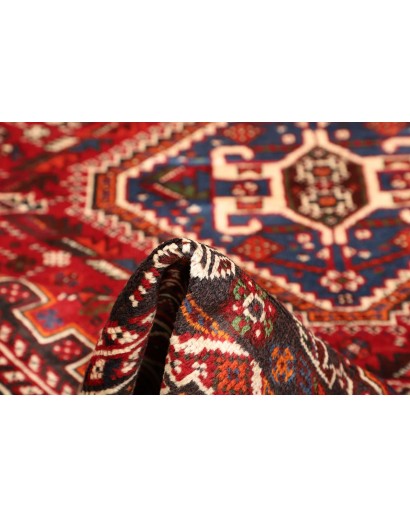 Tappeto Shiraz Persia marrone giallo 213x313