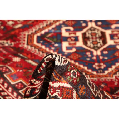 Tappeto Shiraz Persia marrone giallo 213x313
