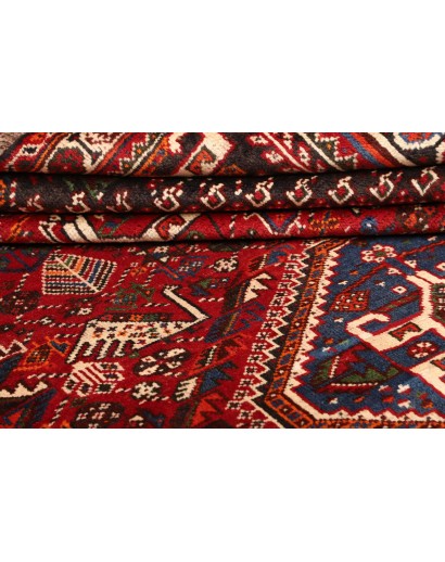 Tappeto Shiraz Persia marrone giallo 213x313