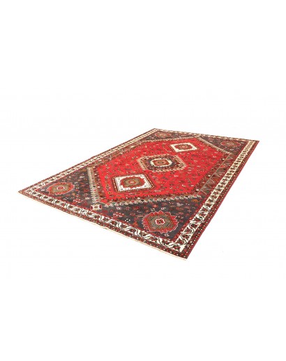 Tappeto Shiraz Persia grigio giallo 220x308