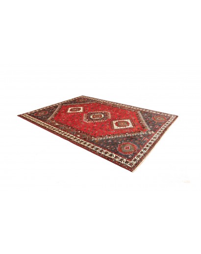 Tappeto Shiraz Persia grigio giallo 220x308