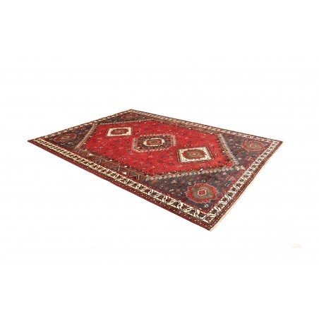 Tappeto Shiraz Persia grigio giallo 220x308