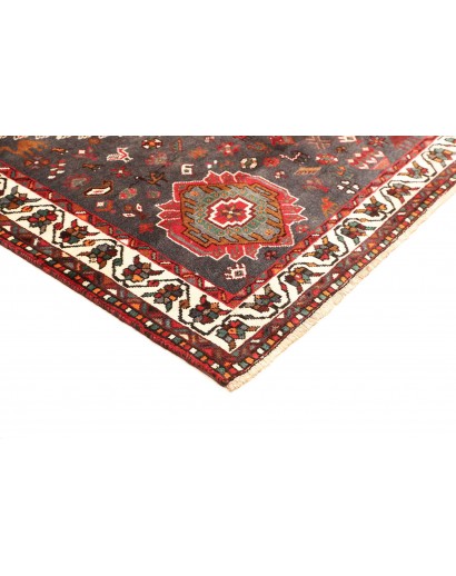 Tappeto Shiraz Persia grigio giallo 220x308
