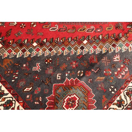 Tappeto Shiraz Persia grigio giallo 220x308