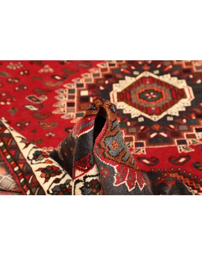 Tappeto Shiraz Persia grigio giallo 220x308