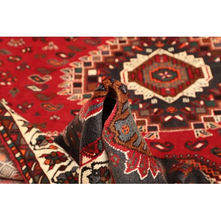Tappeto Shiraz Persia grigio giallo 220x308