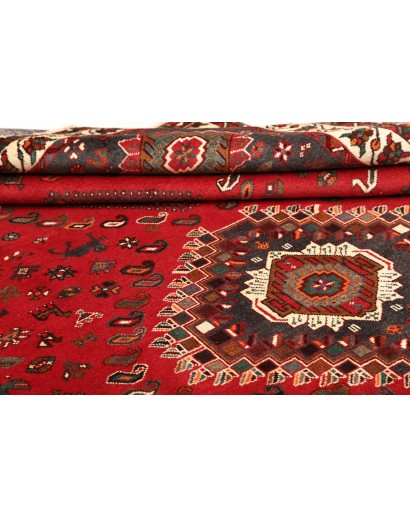 Tappeto Shiraz Persia grigio giallo 220x308