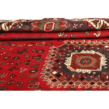 Tappeto Shiraz Persia grigio giallo 220x308