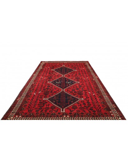 Tappeto Shiraz Persia marrone rosso 208x305